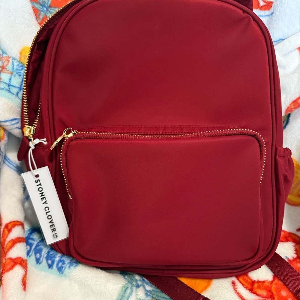 NWT Stoney Clover Burgundy Backpack